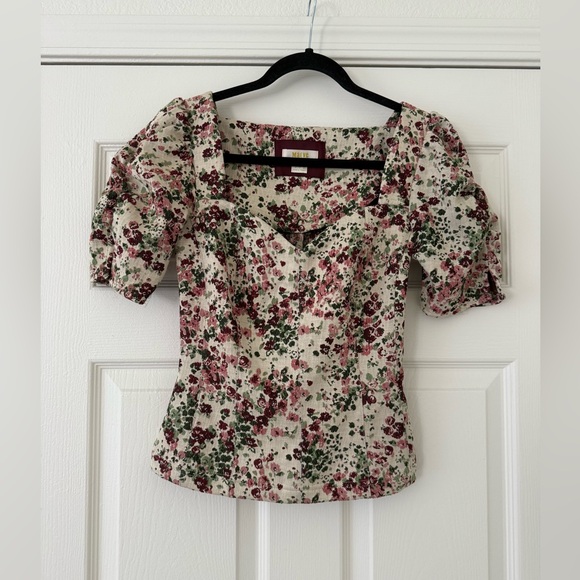 Anthropologie Maeve Alchemy Sweetheart Top - Picture 1 of 4